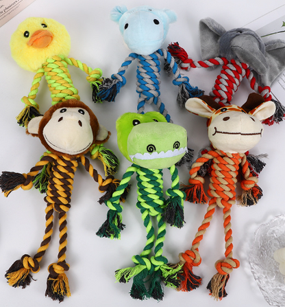 Squeaky Plush Chew Toy for Dogs