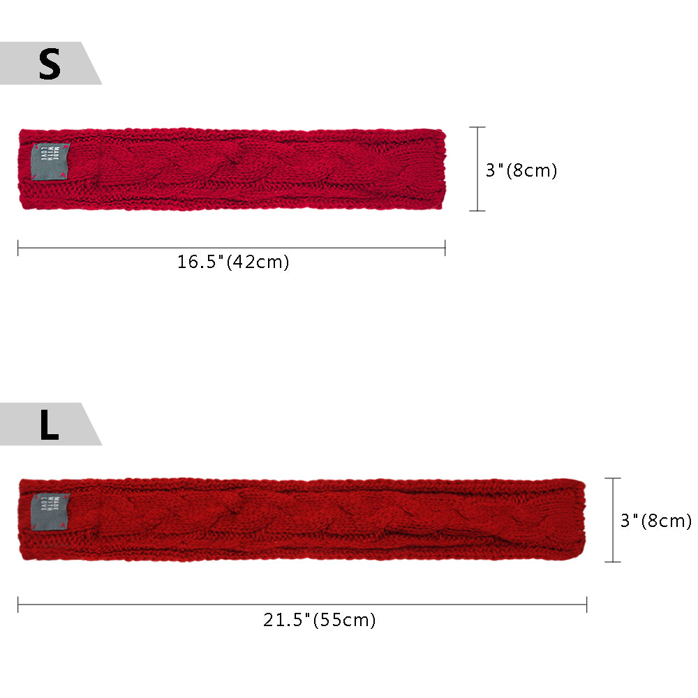 Cozy Knit Dog Scarf - Adorable Pet Neck Warmer