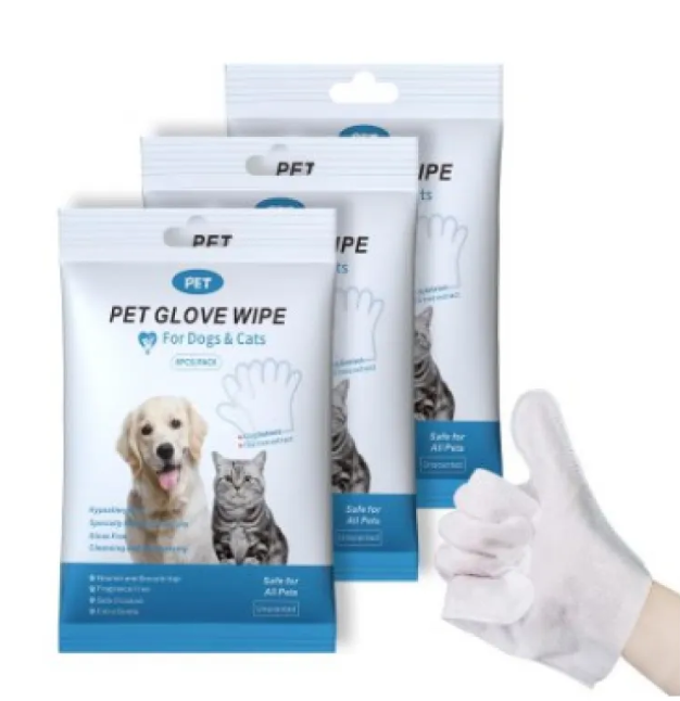 Paw Cleaning Gloves & Wipes