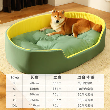 Cozy Dog Bed with Easy-Wash Removable Cover