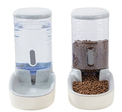Smart Auto Dog Feeder & Water Fountain Combo
