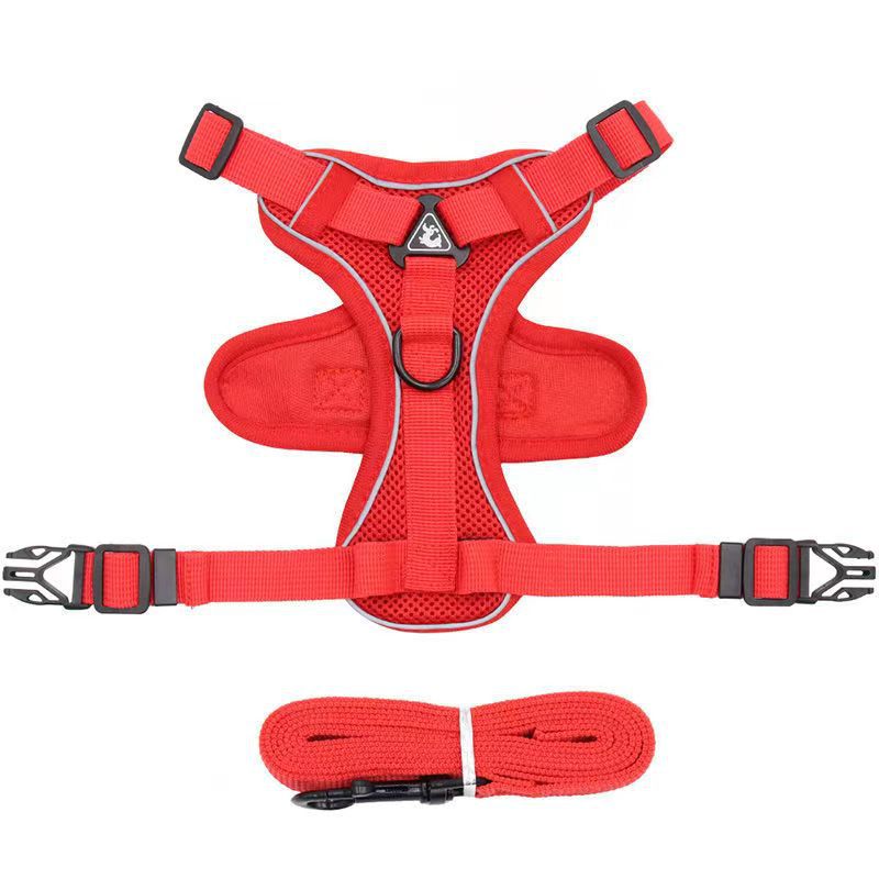Reflective No-Slip Dog Harness Leash Vest