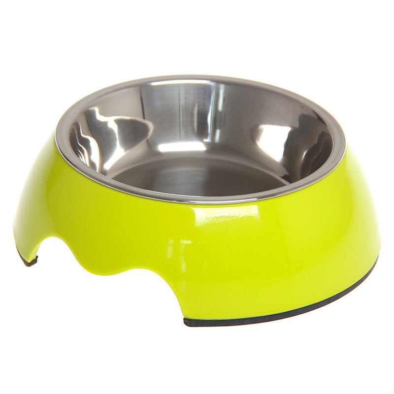 Stainless Steel No-Spill Double-Duty Pet Bowl