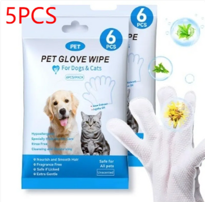 Paw Cleaning Gloves & Wipes
