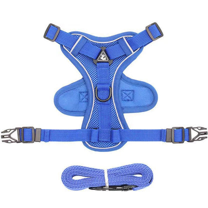 Reflective No-Slip Dog Harness Leash Vest