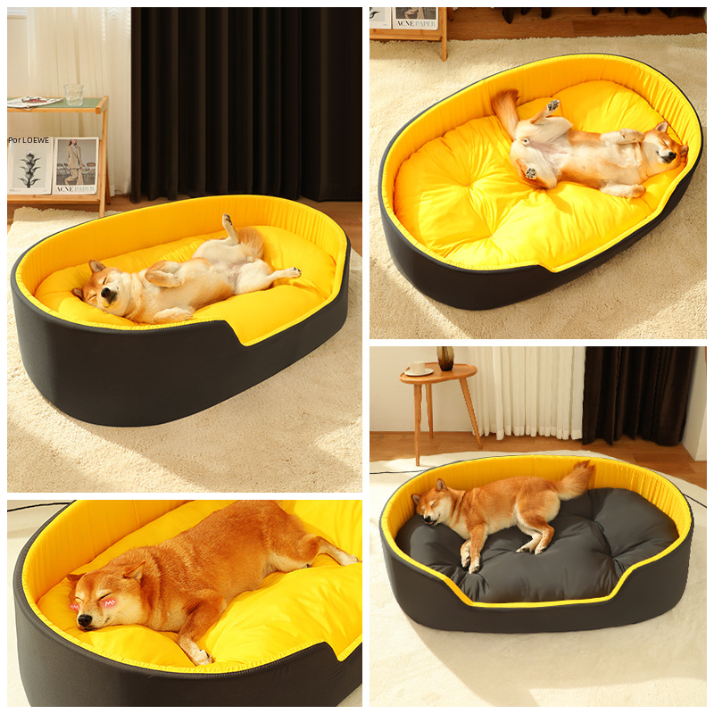 Cozy Dog Bed with Easy-Wash Removable Cover