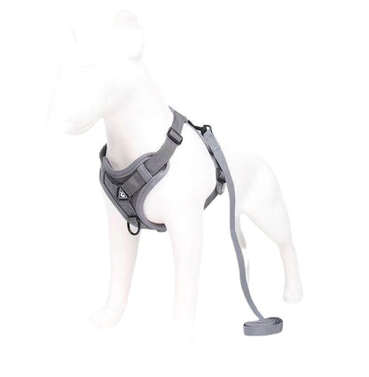 Reflective No-Slip Dog Harness Leash Vest