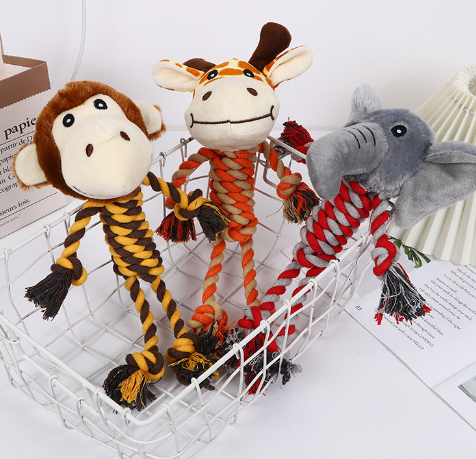 Squeaky Plush Chew Toy for Dogs