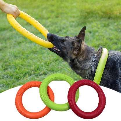 Floating Fetch Ring - Interactive Tug & Train Toy