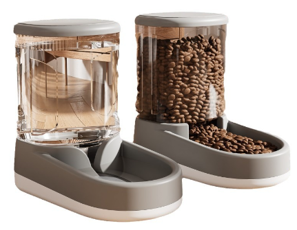 Smart Auto Dog Feeder & Water Fountain Combo