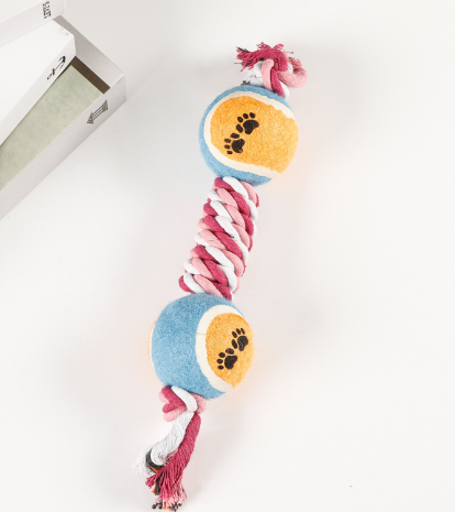 Cotton Rope Dumbbell Tug & Fetch Dog Toy