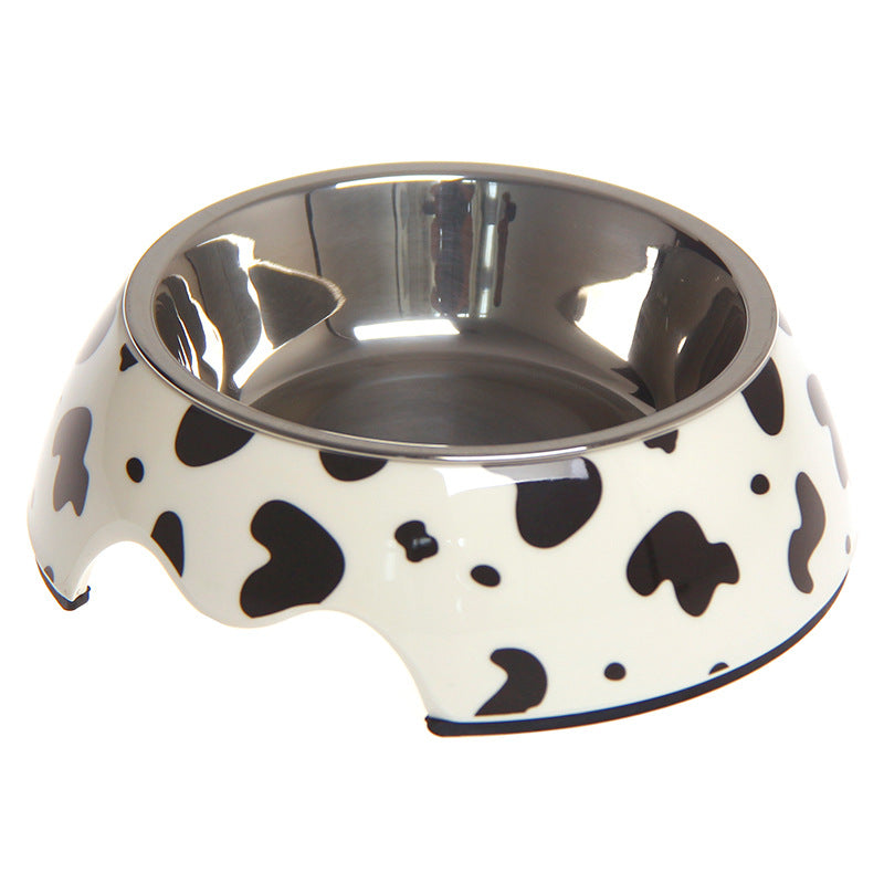 Stainless Steel No-Spill Double-Duty Pet Bowl