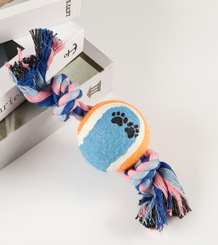 Cotton Rope Dumbbell Tug & Fetch Dog Toy