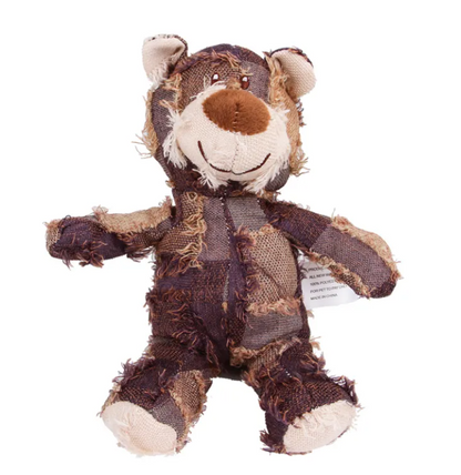 Squeaky Plush Dental Chew Dog Toy