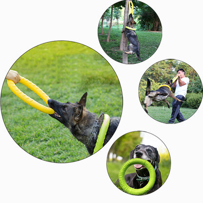 Floating Fetch Ring - Interactive Tug & Train Toy