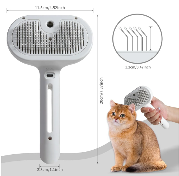 Spray & Brush Pet Detangler