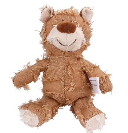 Squeaky Plush Dental Chew Dog Toy
