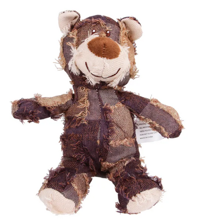 Squeaky Plush Dental Chew Dog Toy