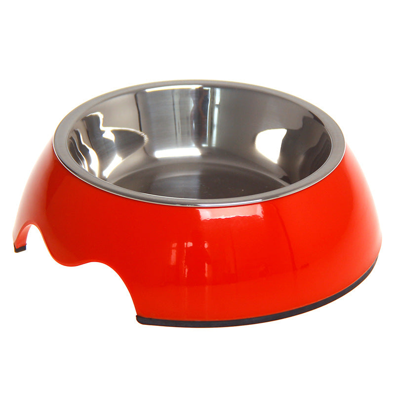 Stainless Steel No-Spill Double-Duty Pet Bowl