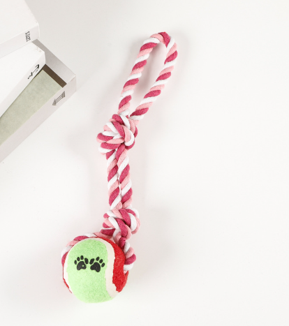 Cotton Rope Dumbbell Tug & Fetch Dog Toy
