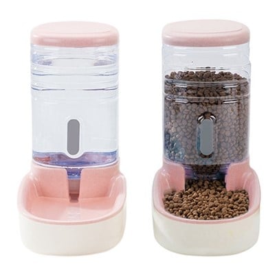 Smart Auto Dog Feeder & Water Fountain Combo