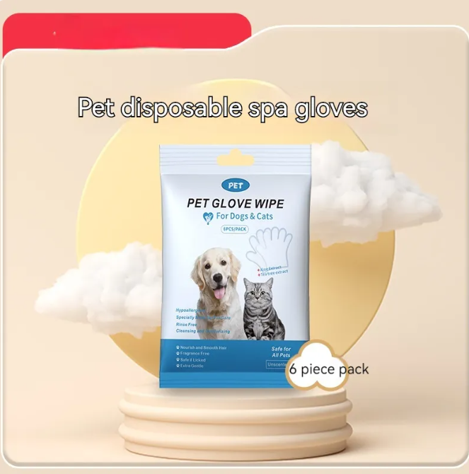 Paw Cleaning Gloves & Wipes
