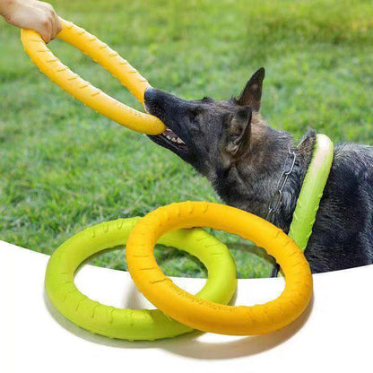 Floating Fetch Ring - Interactive Tug & Train Toy