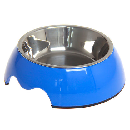 Stainless Steel No-Spill Double-Duty Pet Bowl