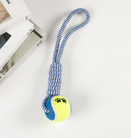 Cotton Rope Dumbbell Tug & Fetch Dog Toy