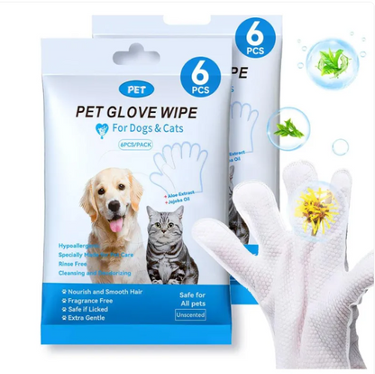 Paw Cleaning Gloves & Wipes