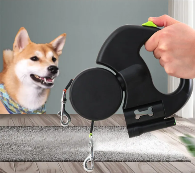 Twin Tangle-Free Dog Leash